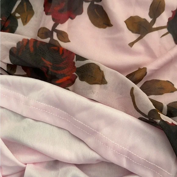 Malvi Paris NEW! Pink Floral backless maxi dress - Picture 7 of 7